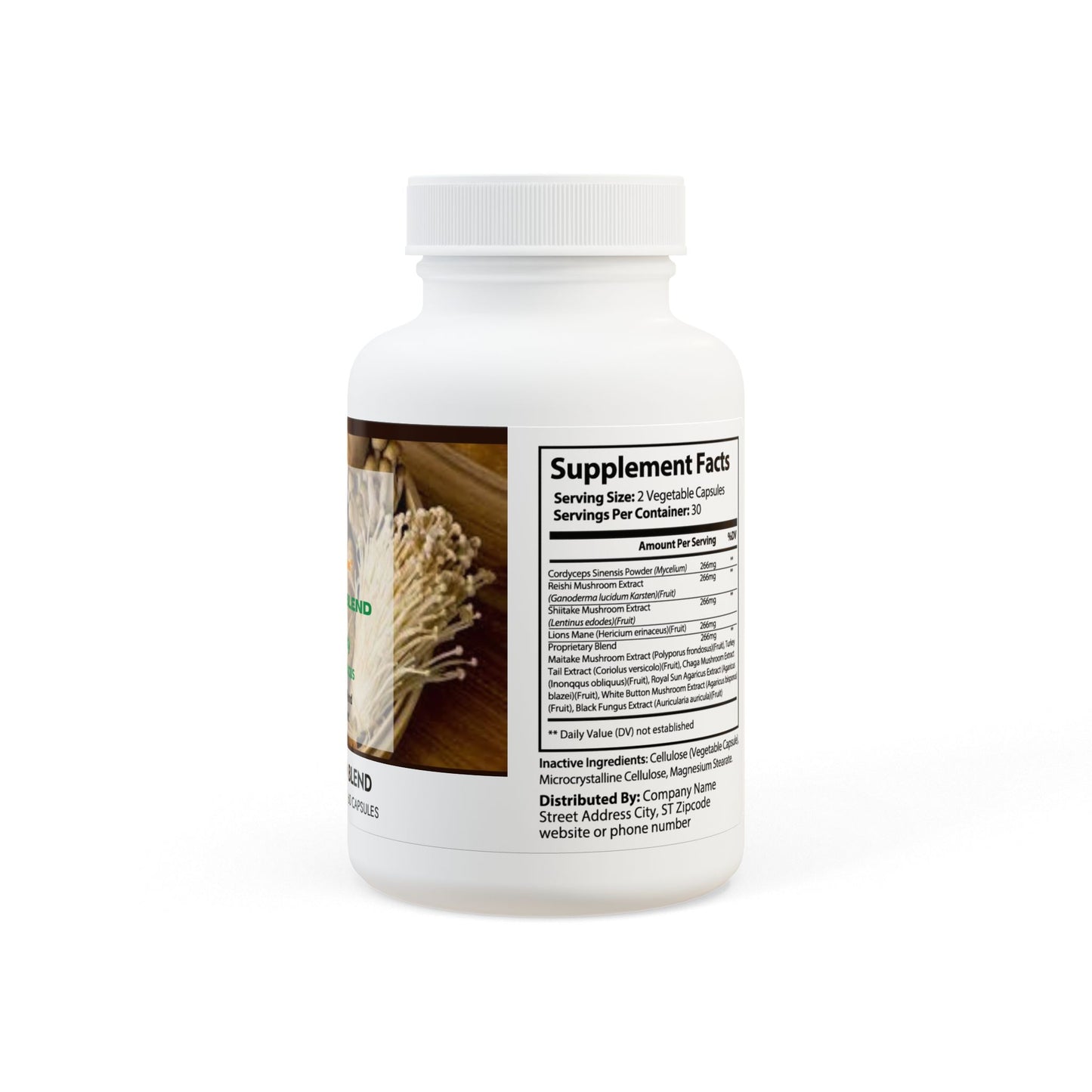 Mycelium Wisdom Elixir "The Fungal Council's Sacred Offering"
