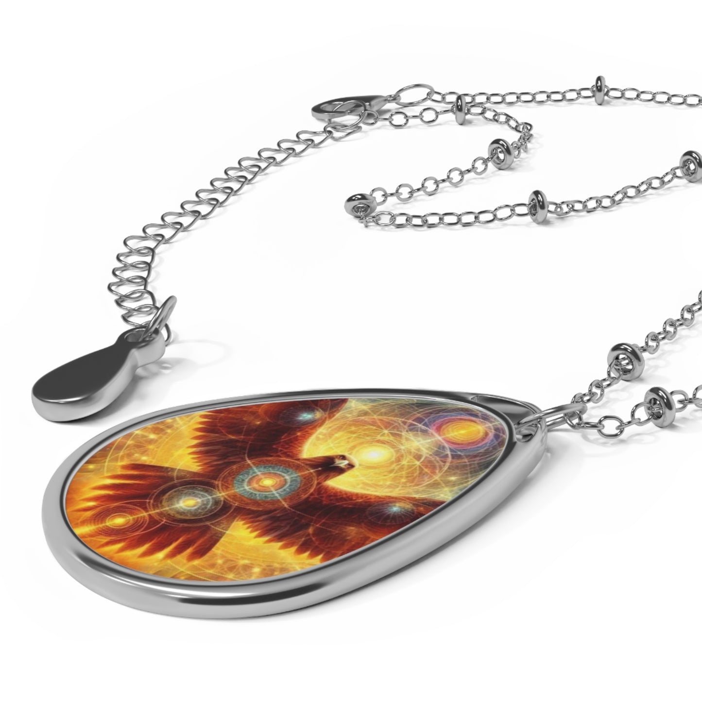 Heru Oval Necklace - Divine Protection & Power