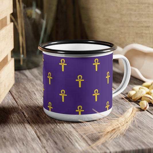 Sacred Enamel Cup – A Libation to Ancestors