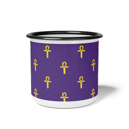 Sacred Enamel Cup – A Libation to Ancestors